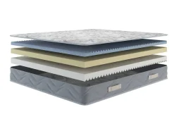 Talamo Italia Matelas mousse 180x200 cm accueil dynamique soutien moelleux epaisseur 25 cm oreiller(s) Best