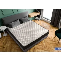 Dagostino Home Matelas Mousse 140x190 Elegance, Ferme, Réversible, Côté Été/hiver, H18 Cm