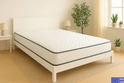 Dagostino Home Matelas Mousse 140x200 Florida, Ferme, Réversible, Côté Été/hiver, H20 Cm