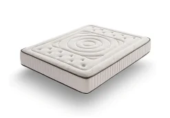 Simpur Low Cost Matelas mousse 140x190 Imperial Cachemire, 25 cm, confort multizone, accueil moelleux, ferme, anti-acarien et hypoallergénique