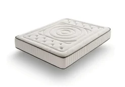Simpur Low Cost Matelas mousse 140x190 Imperial Cachemire, 25 cm, confort multizone, accueil moelleux, ferme, anti-acarien et hypoallergénique