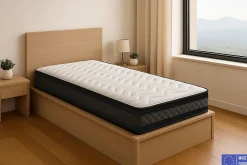 Dagostino Home Matelas Mousse 90x190 Onyx, Ferme, Réversible, Côté Été/hiver, H20 Cm
