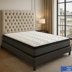 Dagostino Home Matelas Mousse 160x200 Onyx, Ferme, Réversible, Côté Été/hiver, H20 Cm New