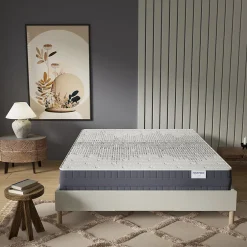 November Matelas Polaris - Mousse Graphène à Mémoire de Forme- Fraîcheur -Régulation Thermique - (140 x 190 cm) -Épaisseur 22cm