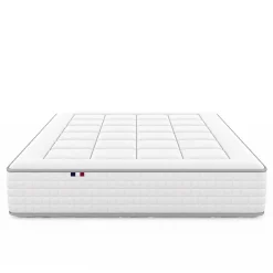 Matelas ressort 1600x2000 cm id literie soutien ferme accueil souple 7 zones epaisseur 30 cm protege-matelas