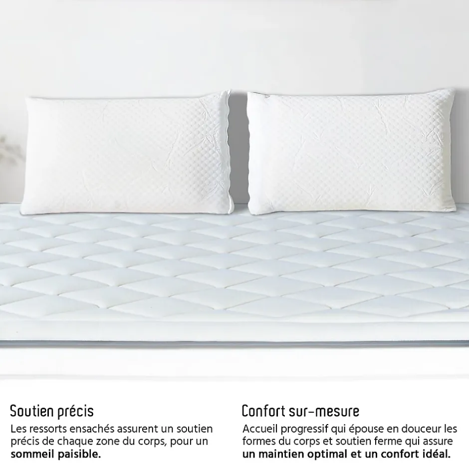 Bellecour Matelas Ressorts Bartoldi 180x200 cm Accueil Mousse supersoft Outlet