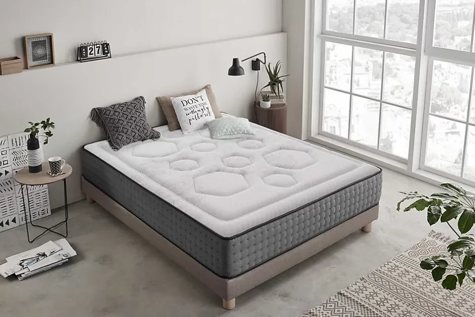 Moonia Matelas Ressorts Ensachés Hexacare 28cm 160X200cm - Outlet