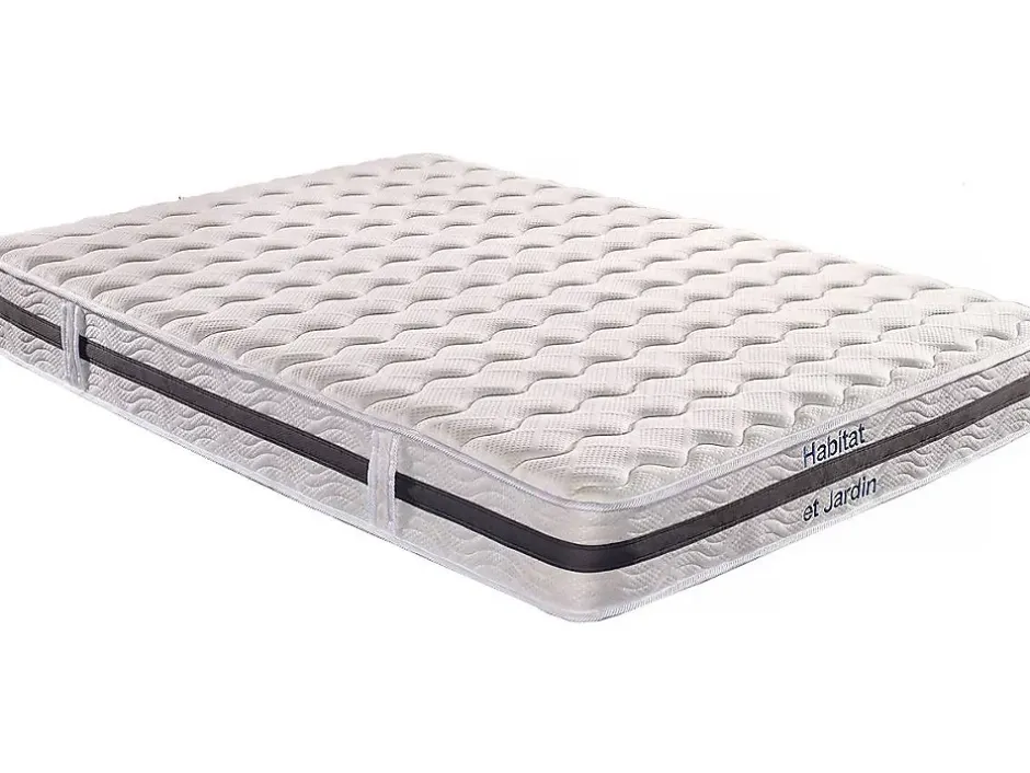 Habitat Et Jardin Matelas ressorts et mémoire de forme "Viva First" 140 x 190 x 26 cm Best