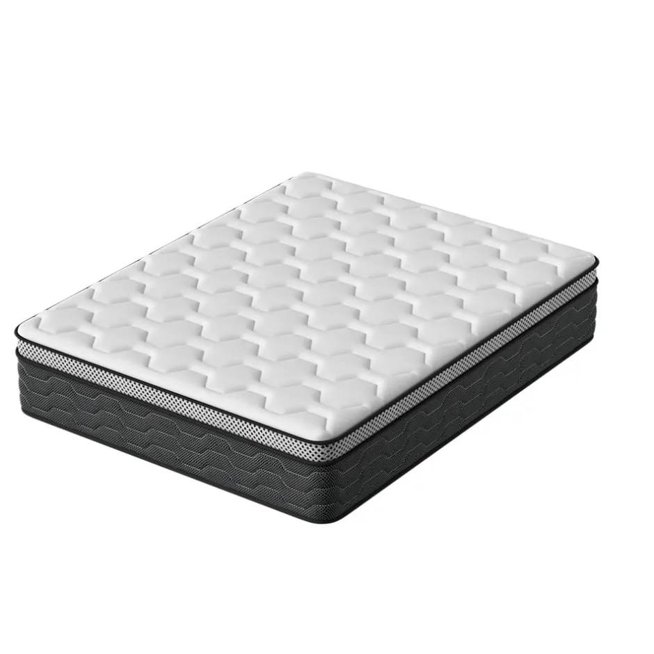 Teeno Matelas Ressorts 140x190 cm, Confort, 7 Zones Ergonomique,25 cm d'épaisseur
