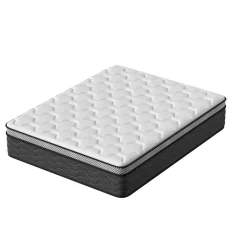 Teeno Matelas Ressorts 160x200 cm, Confort, 7 Zones Ergonomique,25 cm d'épaisseur Hot