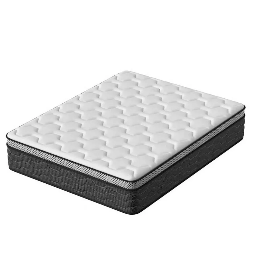 Teeno Matelas Ressorts 160x200 cm, Confort, 7 Zones Ergonomique,25 cm d'épaisseur Hot