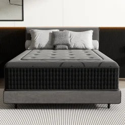 Teeno Matelas Ressorts 90x200 cm de Forme en Mousse et Ressorts, 30 cm Épaisseur