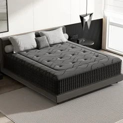 Teeno Matelas Ressorts 90x200 cm de Forme en Mousse et Ressorts, 30 cm Épaisseur