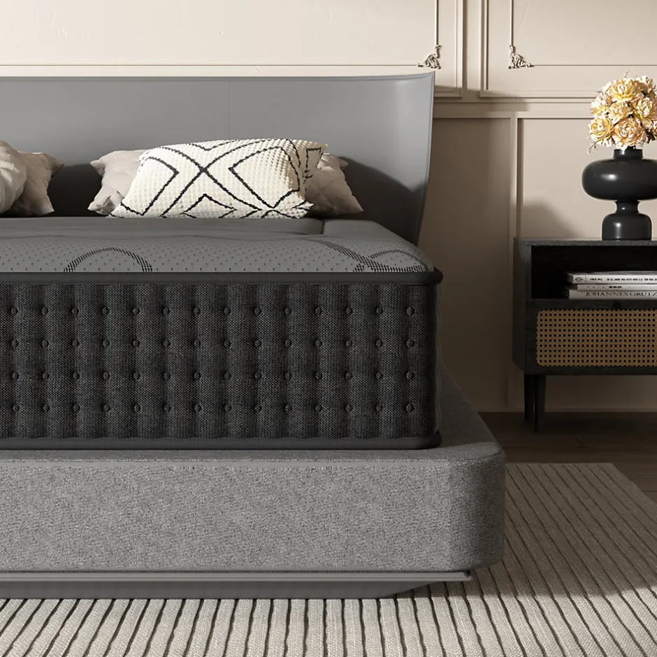 Teeno Matelas Ressorts 140x200 cm de Forme en Mousse et Ressorts, 28 cm Épaisseur