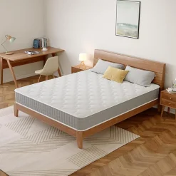 Teeno Matelas Ressorts 160x200 Épaisseur 20 cm Confort,Ergonomique 7 Zones Ergonomique New