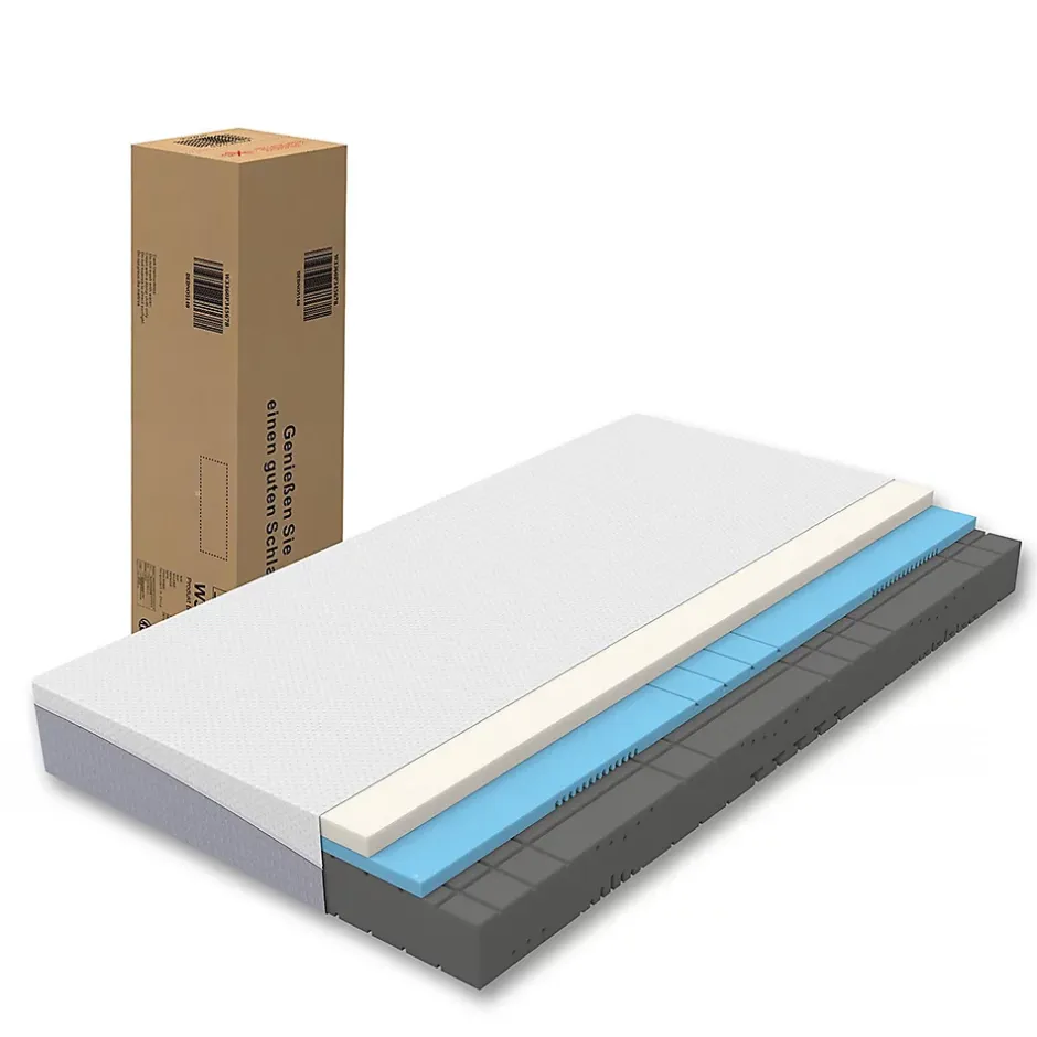 Blackcolors Matelas réversible 140x200cm,hauteur 20cm,fermeté H3 & H4,mousse 7 zones,Öko-Tex 100 Online