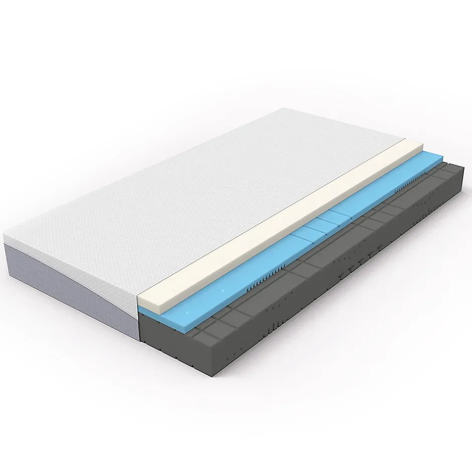 Blackcolors Matelas réversible 140x200cm,hauteur 20cm,fermeté H3 & H4,mousse 7 zones,Öko-Tex 100 Online