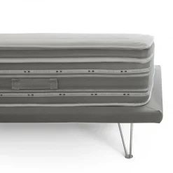 Talamo Italia Matelas simple Dmili, orthopédique en mousse à mémoire de forme et microressorts ensachés,, 80x190h37 cm