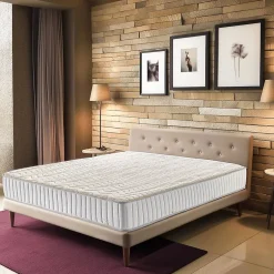 Literie Julien Matelas Super 160x190 cm - 23 cm - Très Ferme - Face Hiver Laine - Très Respirant - Confort Optimal - Usage Quotidien - MATELAS SU Discount
