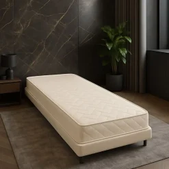 Provence Literie Matelas Très Ferme face de contact Mémoire de Forme 60 Kg/m3 90x200 x 14 cm - 5 Zones de Confort - ame rembourrage 100 % polesther Online