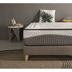 Eccox Matelas viscoélastique - - Clean Plus - 135x200 cm - Épaisseur 28 cm - Anti-acarien
