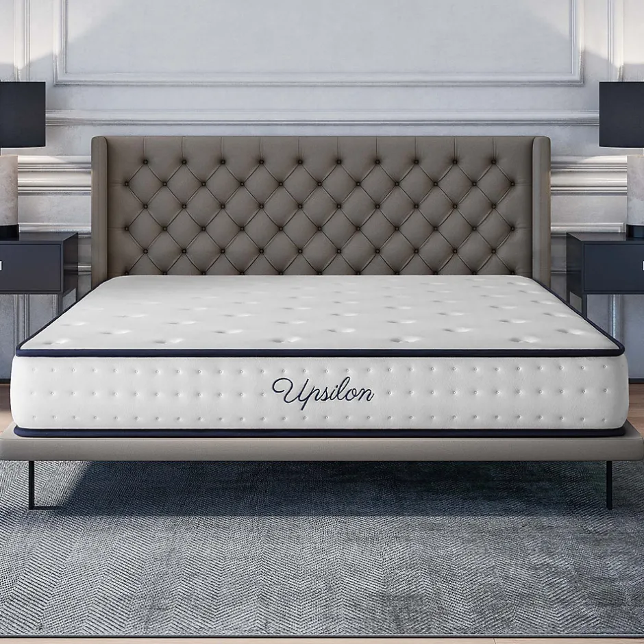 Cosmos Matelas 160x200 - 21 cm - Mousse mémoire de forme - Blue Latex - Confort Équilibré - 7 zones - Réversible - Durable - Upsilon