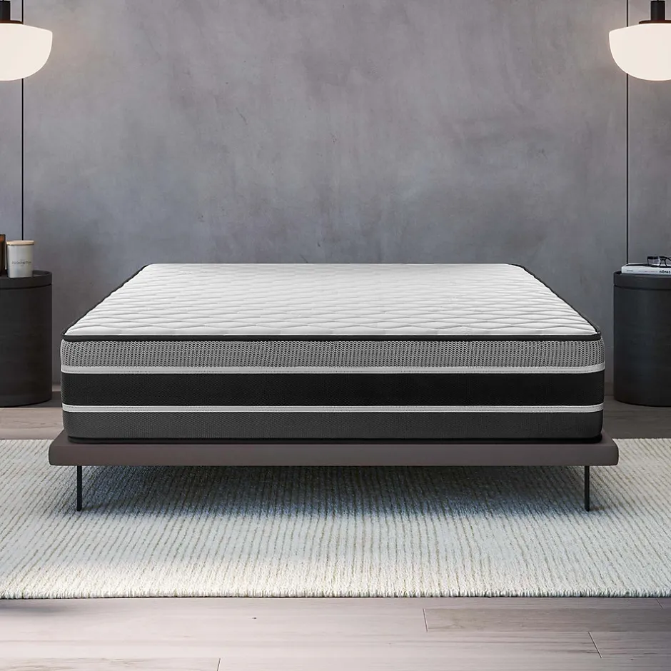 Cosmos Matelas 140x200 - 30 cm - Ressorts Ensachés Indépendants + Mousse HR - Blue Latex - Silencieux - 7 zones - Réversible - Felis