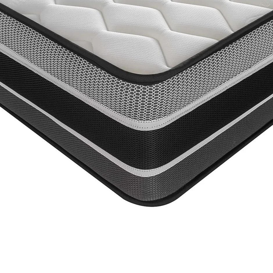 Cosmos Matelas 160x200 - 30 cm - Ressorts Ensachés Indépendants + Mousse HR - Blue Latex - Silencieux - 7 zones - Réversible - Felis New