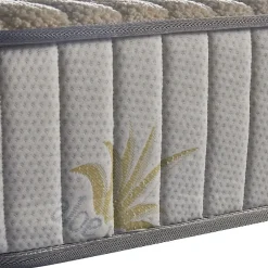 King Of Dreams Matelas 100x200 - avec sommier et pieds offerts - 23 cm - ferme - confort optimal - usage quotidien - mousse poli latex indéforma Best