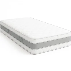 Literie Julien Matelas 90x200 21 cm Tres Ferme - 7 Zones de Confort - Noyau Aertech+ - Tres Respirant - Ideal Pour Usage Quotidien - MATELAS DELU