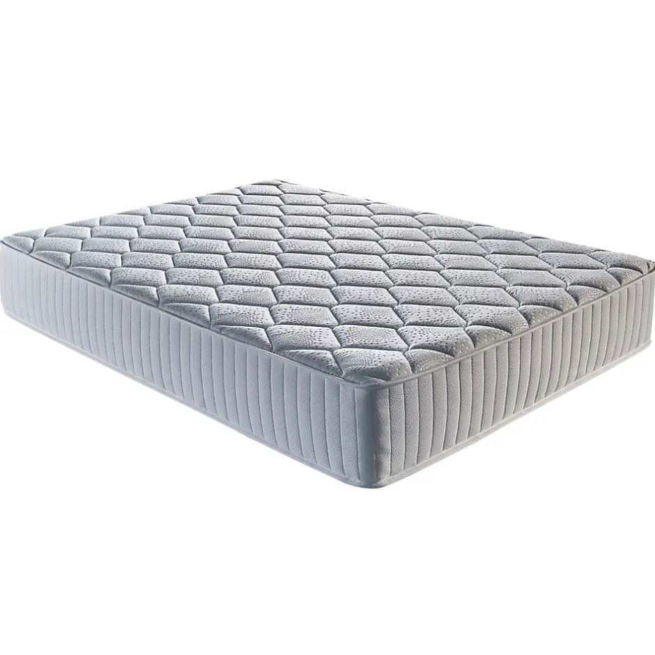 Provence Literie Matelas 140x200 - Hauteur 26 cm - 80 Kg/m3 - Accueil Ferme - Soutien Ferme - 7 Zones de Confort - Confort Optimal - Ressorts Ensac