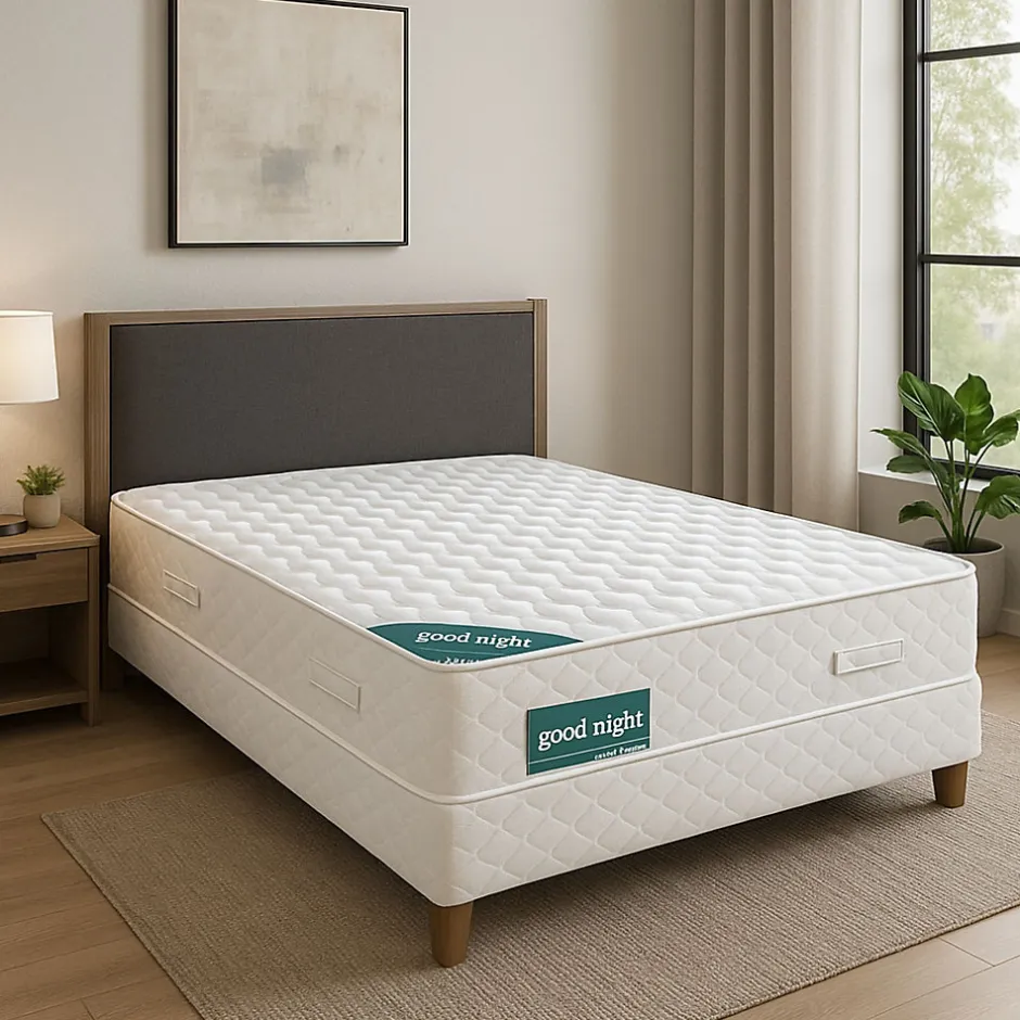 King Of Dreams Matelas 140x190 - Hauteur 21 Cm - Densité 35 Kg/m3 - Soutien TRES FERME - Confort Optimal - Usage Quotidien - Idéal Pour Dormir -