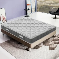 Materassiedoghe Matelas 90x190 à mémoire de forme - Epaisseur 20 cm - Mémoire 5 cm - Soulagement des points de pression - Hermes