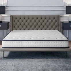 Cosmos Matelas 160x200 - Mousse mémoire de forme - Blue Latex - Confort Équilibré - 7 zones - Réversible - Durable - Upsilon