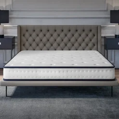 Cosmos Matelas 140x190 - Mousse mémoire de forme - Blue Latex - Confort Équilibré - 7 zones - Réversible - Durable - Upsilon Hot