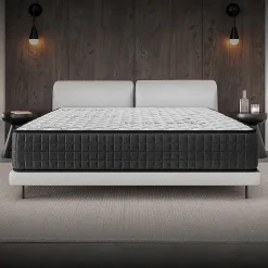 Cosmos Matelas 180x200 - Épais 30 cm - Hybride - Blue Latex - Ressorts Ensachés - 7 zones - Face été/hiver - Confort Mi-Ferme - Gamma Online