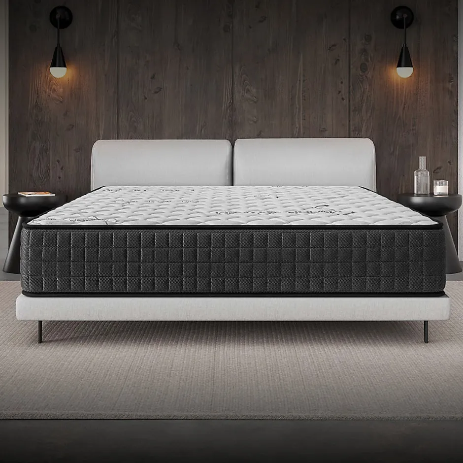 Cosmos Matelas 140x190 - Épais 30 cm - Hybride - Blue Latex - Ressorts Ensachés - 7 zones - Face été/hiver - Confort Mi-Ferme - Gamma Outlet