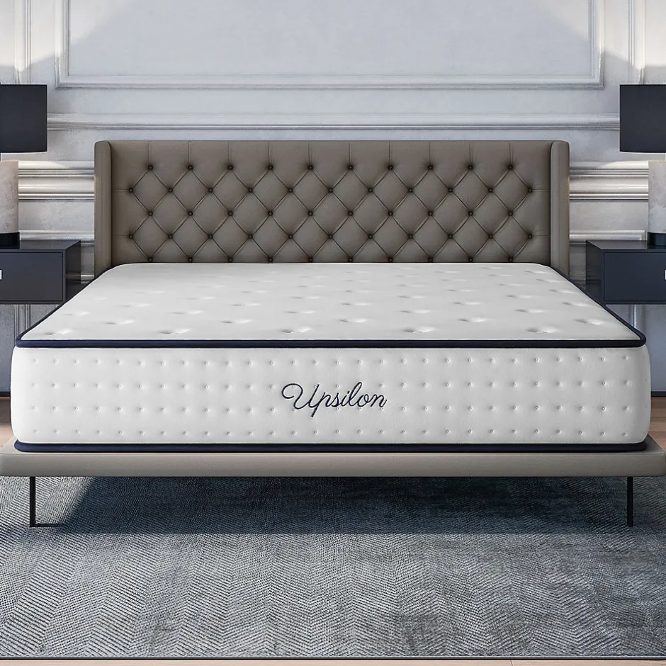 Cosmos Matelas 160x200 - Épais 30 cm - Mousse mémoire de forme - Blue Latex - Confort Ferme - 7 zones - Réversible - Durable - Upsilon