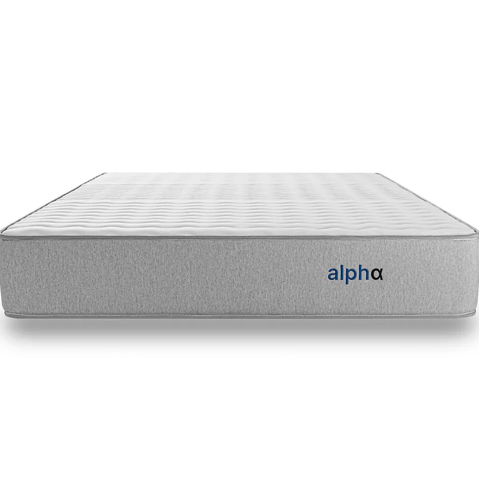 Cosmos Matelas 140x190 Alpha - Mousse HR - Accueil Blue Latex - Épais 30 cm - 7 zones de soutien - Face été/hiver - Confort Ferme