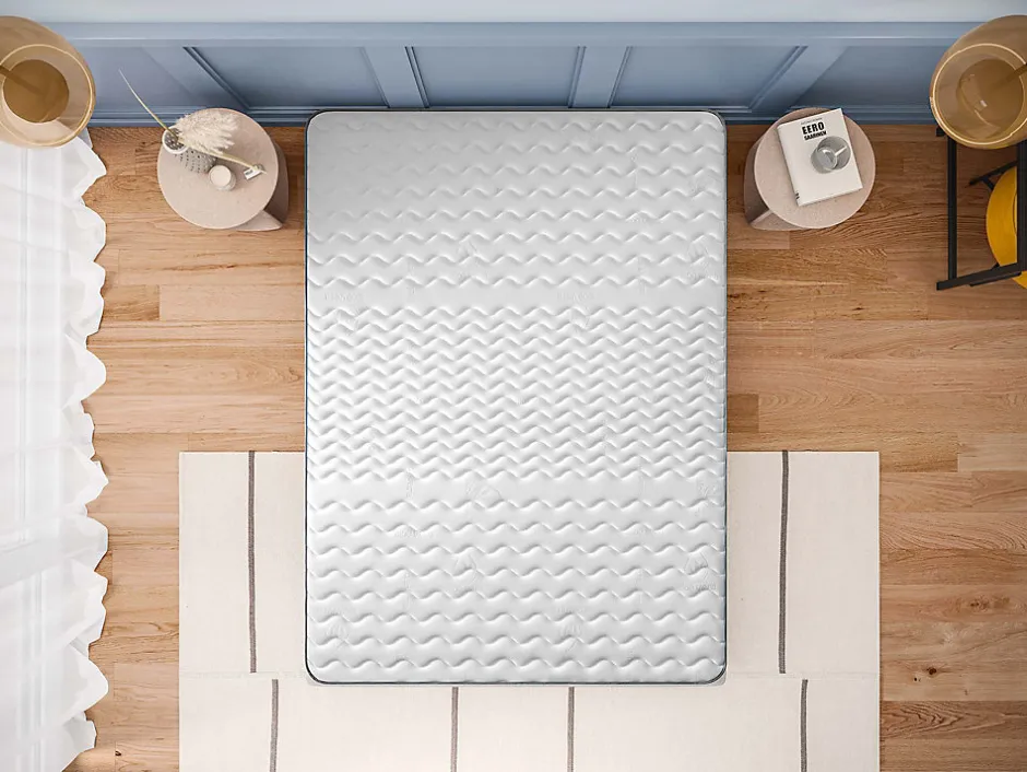 Cosmos Matelas 160x200 Alpha - Mousse HR - Accueil Blue Latex - Épais 30 cm - 7 zones de soutien - Face été/hiver - Confort Ferme