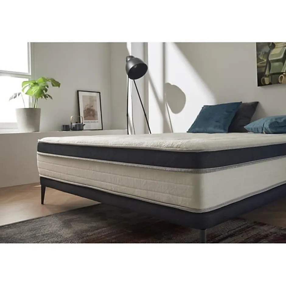 Eccox Matelas 100x200 Bio Memory Hauteur 28 cm +/- 2 Fermeté moyenne à élevée. Discount