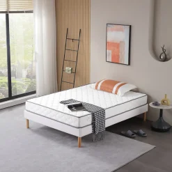Provence Literie Matelas 100x200 cm - 18,5 cm - Soutien Ferme - Confort Optimal - Usage Quotidien - Idéal Pour Dormir - MATELAS DOUX REVE