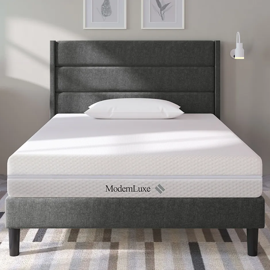 Okwish Matelas 90x200 cm - Ergonomique 7 Zones avec Mousse Froide, Confort H2 H3, Housse Amovible Lavable à Fermeture Éclair - Blanc