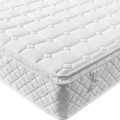 ProximaX Matelas 90x200 cm à Ressorts Ensachés, Mousse Froide 7 Zones, Microfibre Matelassée, Fermeté H3, Hauteur 25 cm, Certifié Oeko-Tex