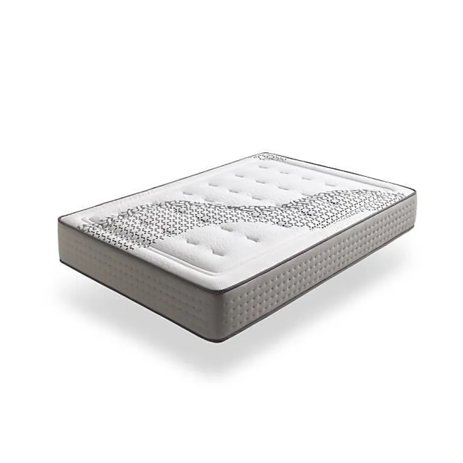 Eccox Matelas 90x200 cm Brooklyn Paradise epaisseur 24 cm 2 Anti-acariens Respirant.
