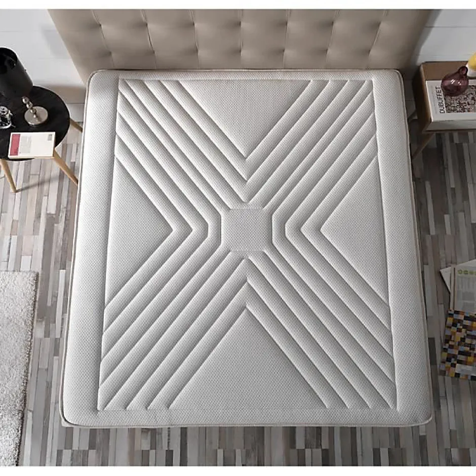 Eccox Matelas 80x190 cm en mousse à mémoire Luxury Gold epaisseur 21 cm +/-2 Fermeté moyenne-élevée. Online