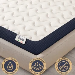 The White Stone Matelas 90x200 cm en Waterfoam hypoallergénique, 14 cm Discount