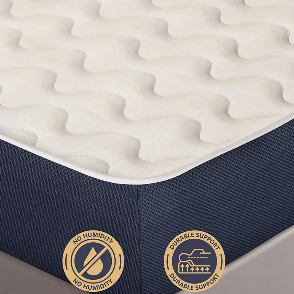 The White Stone Matelas 130x190 cm en Waterfoam hypoallergénique, 10 cm