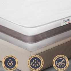 The White Stone Matelas 130x190 cm en Waterfoam hypoallergénique, 16 cm Best