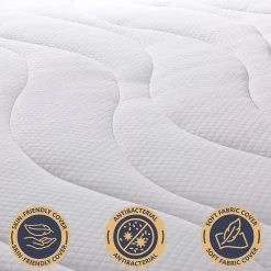 The White Stone Matelas 160x190 cm en Waterfoam hypoallergénique, 25 cm
